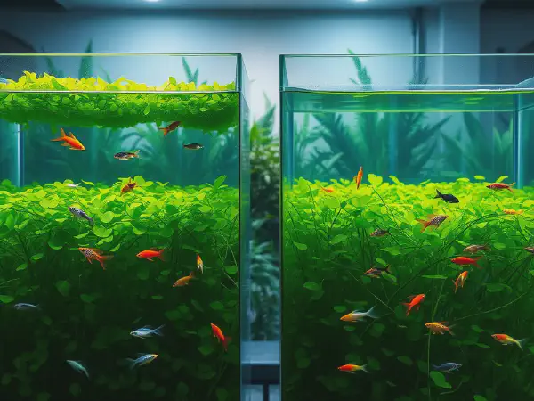 Duckweed In Tanks The Type Of Fish In The Tank